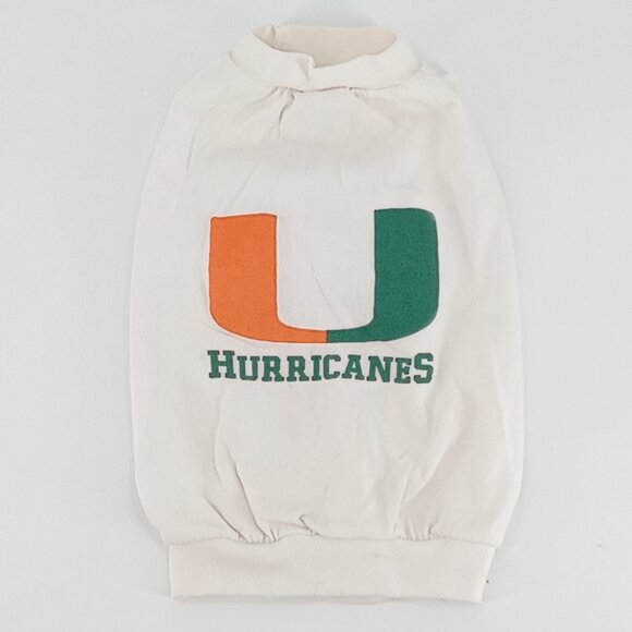 Hurricanes Team Sz 18" XL NFL Fan Sweatshirt For Cats Dogs M or L  Orange Green - Picture 3 of 8